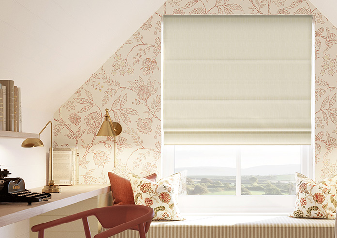Braemar, Light Ecru - Twist&Fit Roman Blind - Image 3